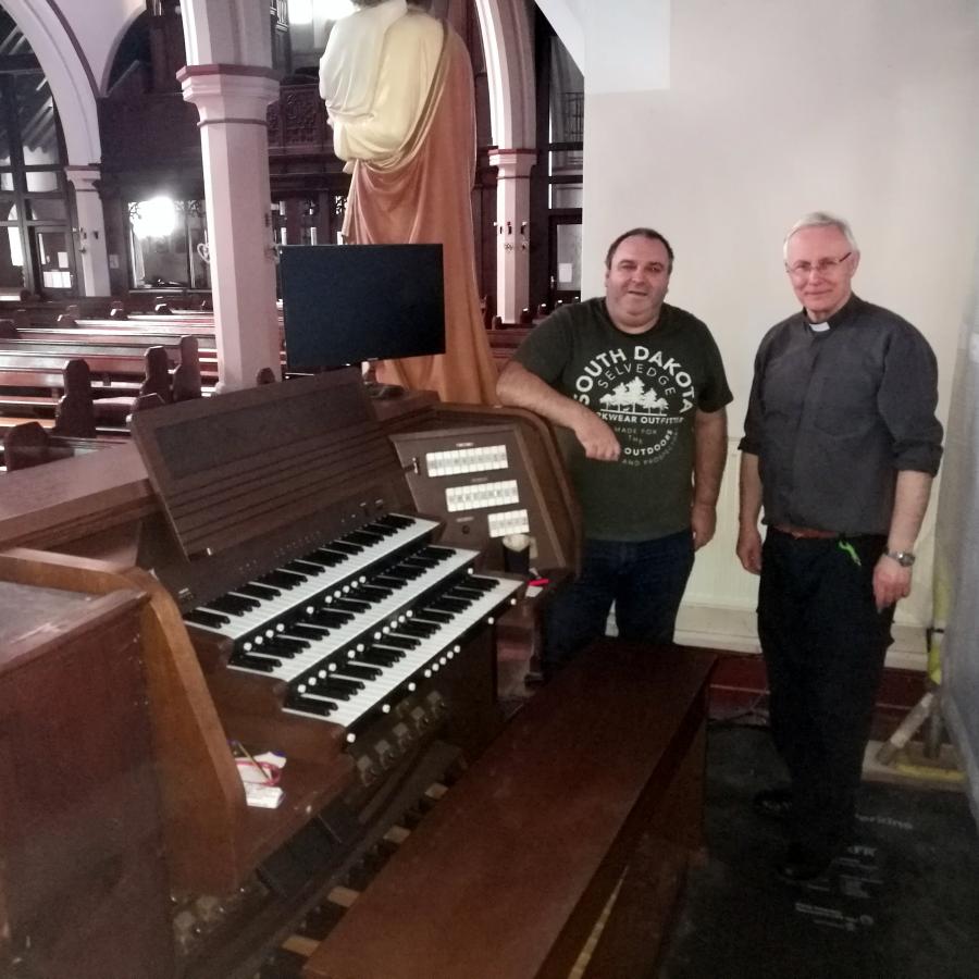 An urgent call-out to St Marys R. C. Church Merthyr Tydfil.