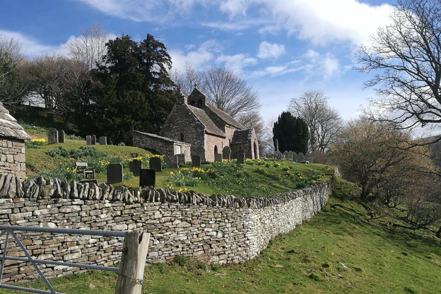 Delivery of a Cadet 21D at St Issui's Church, Partrishow, Abergavenny
