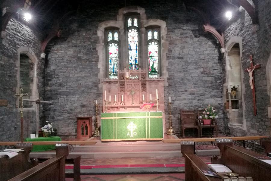 Installation at St. George's Church,  Treorchy