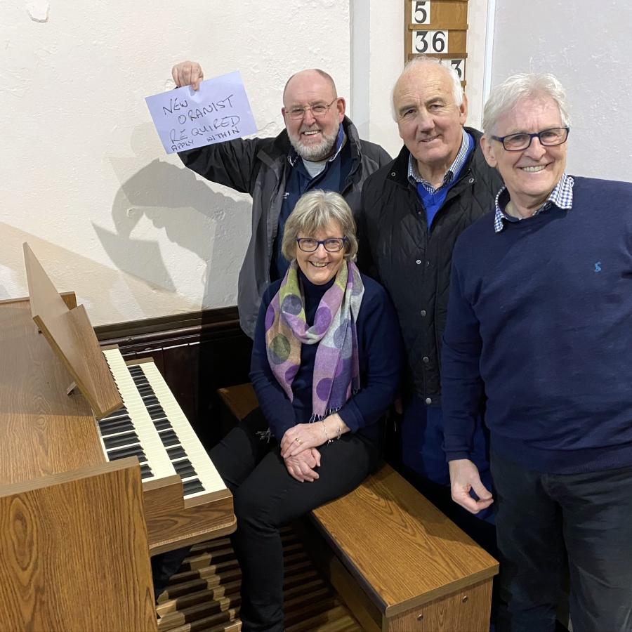 A special late night delivery to Babell Zion Newydd Chapel